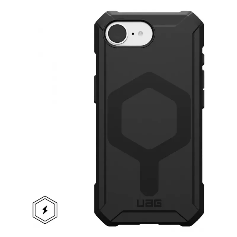 Urban Armor Gear 114496114040 Essential Armor MagSafe capa para telemóvel Apple iPhone 16e, preta