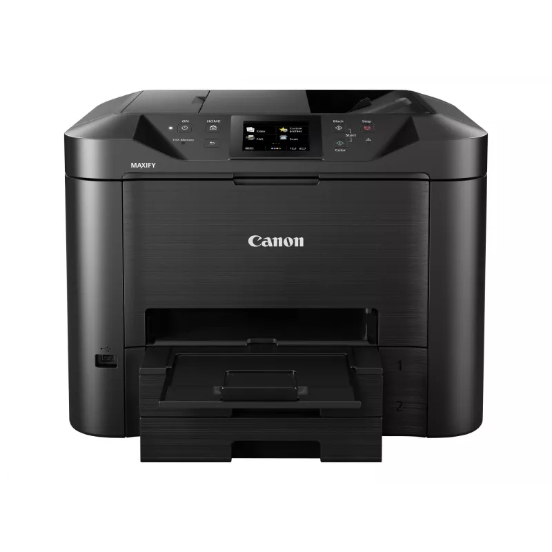 Impressora multifunções a jato de tinta a cores Canon MAXIFY MB5450 A4, impressão/digitalização/cópia/fax, LAN, Wi-Fi, frente e verso, ADF