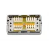 Tomada Extralink CAT6 STP, conector pass-through, prateado