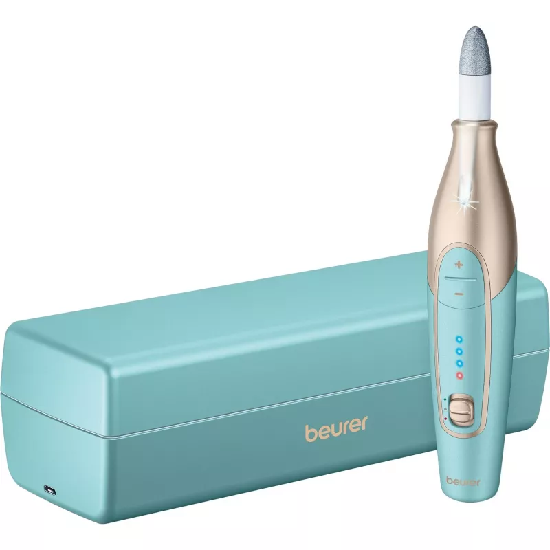 Beurer conjunto de manicura e pedicura MP 84 turquesa dourado (570.02)