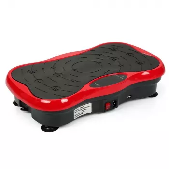 Extralink plataforma vibratória para exercícios fitness Moonwalk Spinmove vermelho