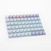 Conjunto de teclas Ducky Macaron PBT Doubleshot 133 teclas para teclados mecânicos, Ducky DCA132-USMACOEPD1