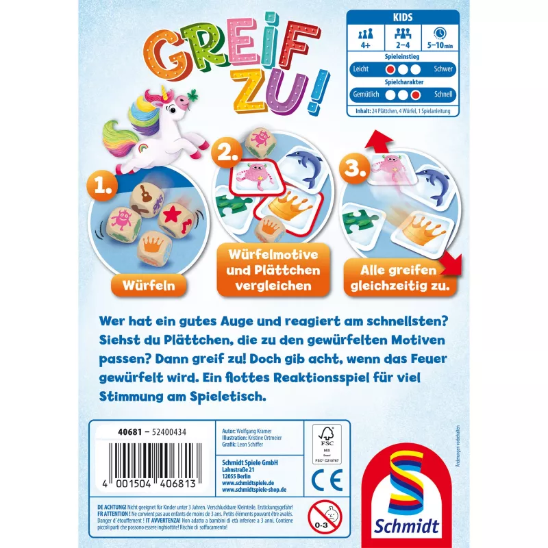 Greif zu, jogo de tabuleiro