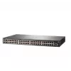 HPE - Série Aruba - Switch - 2930F 48G 4SFP+ - L3 - gerido - 48 x 10/100/1000 + 4 x 1 Gigabit/10 Gigabit SFP+ (Uplink) - montagem em rack
