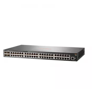 HPE - Série Aruba - Switch - 2930F 48G 4SFP+ - L3 - gerido - 48 x 10/100/1000 + 4 x 1 Gigabit/10 Gigabit SFP+ (Uplink) - montagem em rack