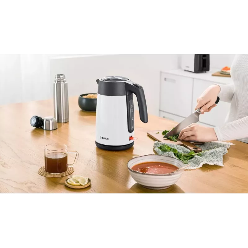 Chaleira elétrica Bosch TWK7L461 1,7 l 2400 W branca