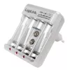 Carregador de pilhas para Ni-MH / Ni-Cd AA / AAA / 9V