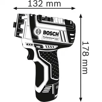Bosch GSR 12V-15 FC Professional Keyless 600 g preto, azul