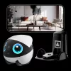 Robô Wi‑Fi Enabot EBO Air2 Plus — bateria de 5000 mAh, 111 mm de altura, companheiro para animais de estimação e robô de vigilância para interior