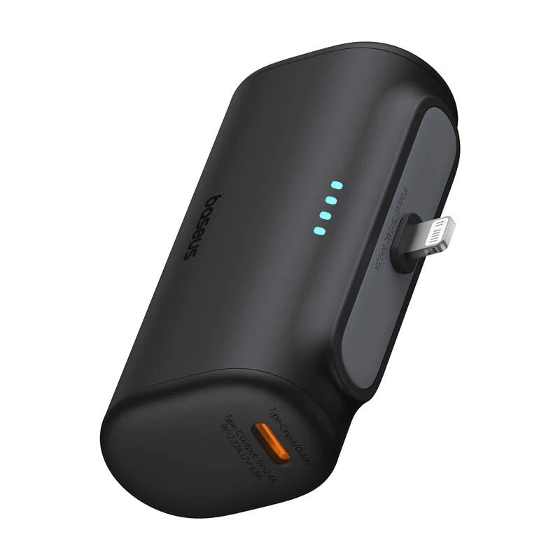 Powerbank Baseus Compact (IP Edition) 20W USB-C Fast Charge 5000mAh Cluster preto