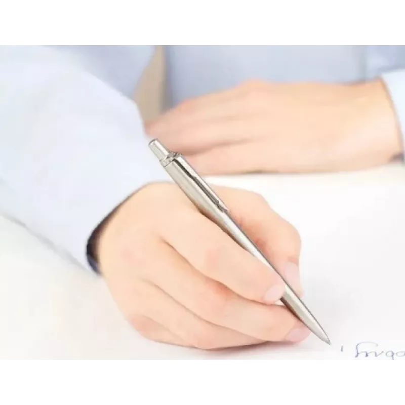 Esferográfica e lapiseira Parker Jotter Steel CT prateado