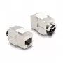 Módulo Keystone DeLOCK RJ45 fêmea para LSA Cat.6A STP com clipe de bloqueio