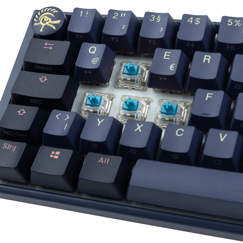 Teclado Ducky One 3 SF Gaming USB QWERTZ alemão azul