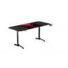 Mesa DIABLO CHAIRS X-Mate preta retangular fibra de carbono 1600x750x755 mm