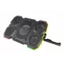 Base de arrefecimento para portátil ESPERANZA EGC107 – 3 ventoinhas 1200–2600 rpm, 390×255×38 mm, USB PD, RGB, 5 posições de altura, preto