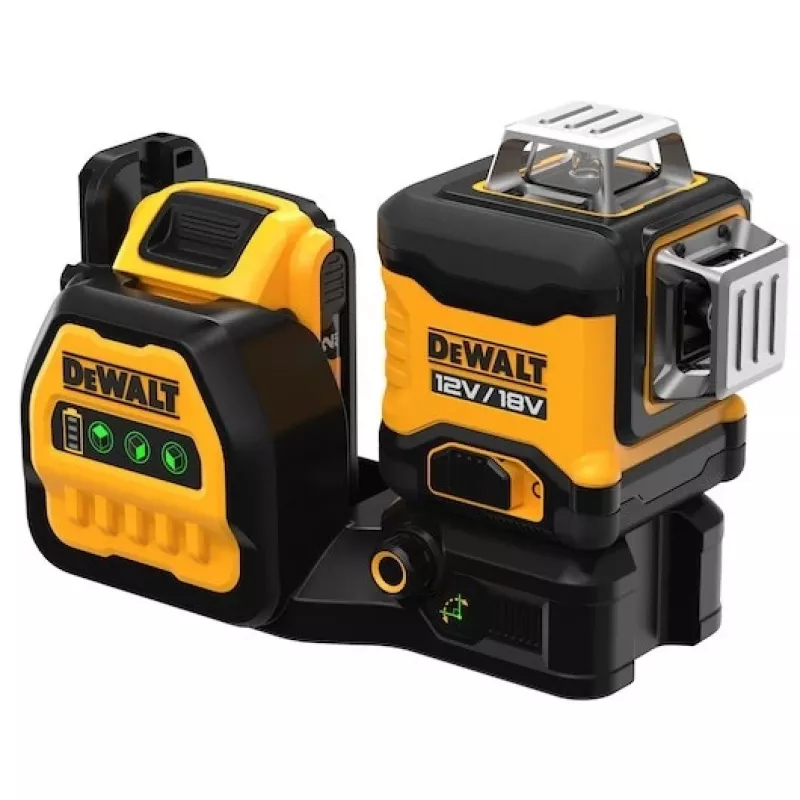 Nível laser DeWalt DCE089D1G18-QW raio verde autonivelante 360° com compatibilidade com recetor