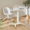 Mesa móvel para portátil MACLEAN MC-453W com ajuste de altura pneumático, altura máx. 109 cm