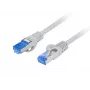 Cabo de rede LANBERG Cat6a S/FTP PCF6A-10CC-0100-S, 1 m, RJ-45, cinzento, LSZH, 500 MHz