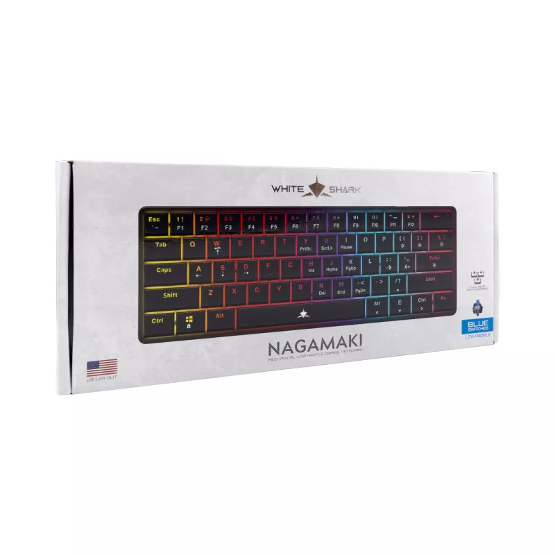 White Shark GK-006121 Nagamaki Black-Mecânico / US-Blue.SW