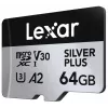 Cartão microSD Lexar 64 GB UHS-I Classe 3 SILVER PLUS