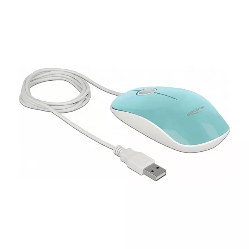 Rato DeLOCK 12538 USB Type-A ótico ambidestro