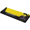 Teclado de gaming mecânico LORGAR KBP70MW 65% preto amarelo layout EN