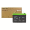 Bateria de gel QOLTEC 53080 12V 100Ah — bateria recarregável selada para alimentação de emergência