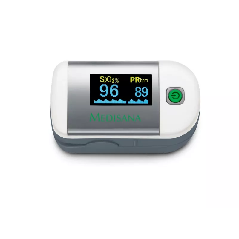 Medisana PM 100 Oxímetro de pulso, branco/prateado