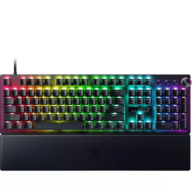 Teclado Razer Huntsman V3 Pro – layout alemão, taxa de polling 8KHz