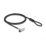 Cadeado para portátil Navilock com chave para HP Nano Slot 1.80 m preto (20678)