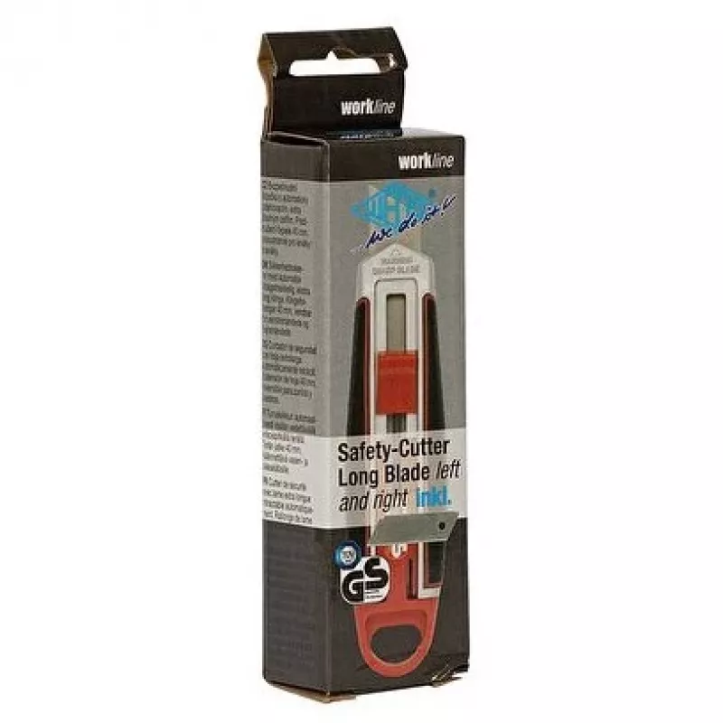 X-ato WEDO 78 830 com lâmina retrátil, punho ergonómico, 1 unid., preto/vermelho/prateado