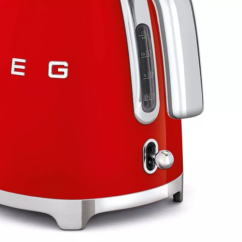 Chaleira elétrica Smeg 1,7 l 2400 W Vermelho