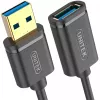 Cabo USB UNITEK Y-C457GBK USB 3.2 Gen 1 (3.1 Gen 1) 1 m USB A preto