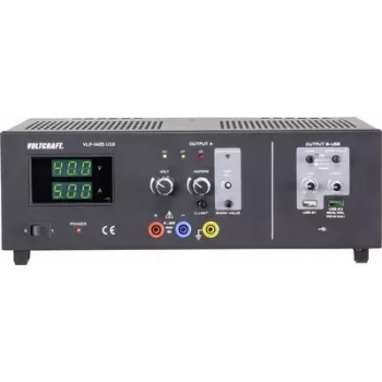 VOLTCRAFT VLP-1405 fonte de alimentação de laboratório, ajustável 0 - 40 V 0,01 - 5 A 233 W OVP número de saídas 3 x (VC-8146850)