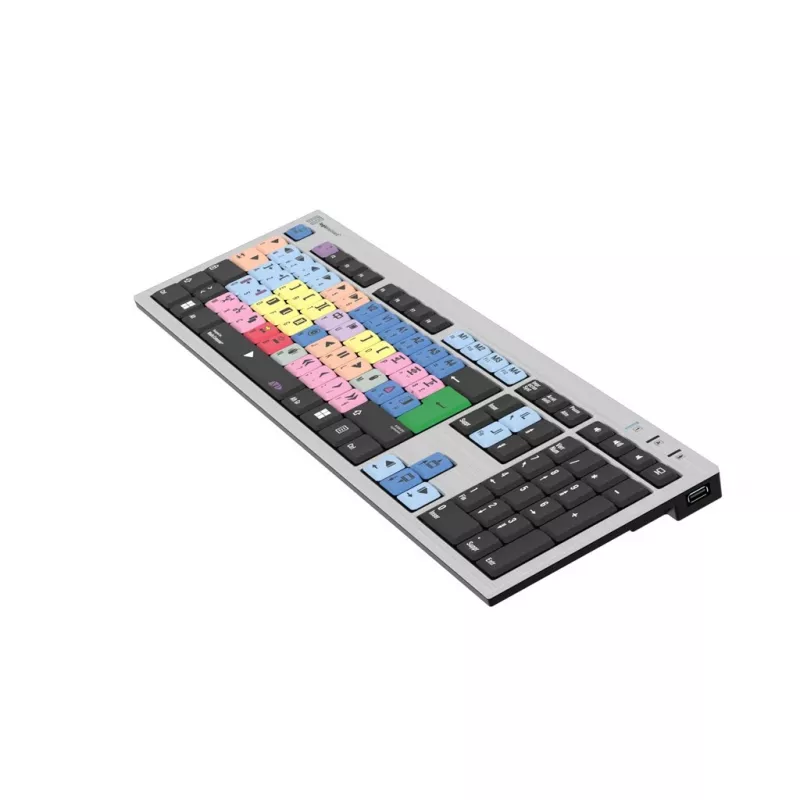 Logickeyboard LKB-MCOM4-AJPU-FR teclado USB AZERTY francês prateado (LKB-MCOM4-AJPU-FR)