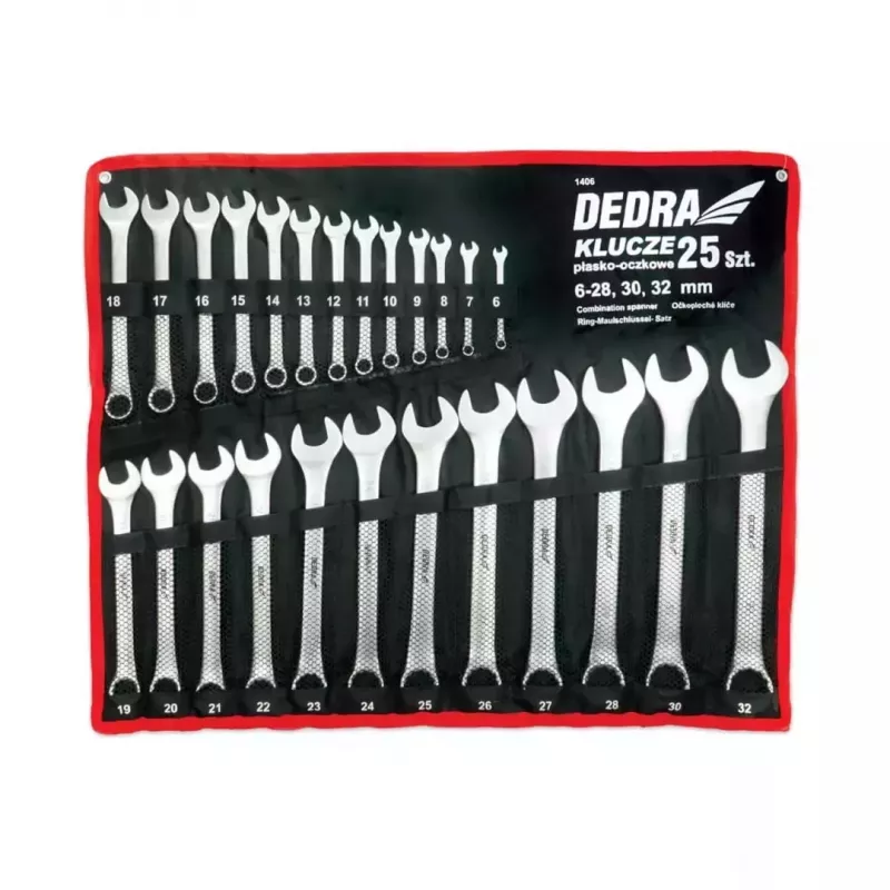 Chave combinada Dedra 1406, unidade única, tamanho métrico não especificado