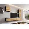 Armário de arrumação de parede Cama Meble VIGO 50×50×30 cm preto / carvalho Wotan