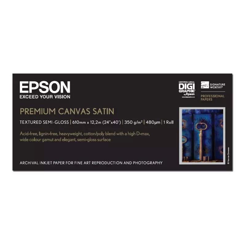 Tela premium cetim Epson, 24