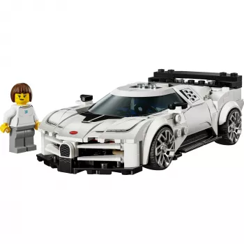 Conjunto de brinquedo de construção LEGO Bugatti Centodieci Speed Champions 77240 – 291 peças, 1 minifigura, a partir dos 9 anos