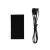 Alphacool Core 25669 splitter DRGB 11x de 3 pinos com conector de alimentação SATA, preto