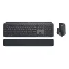Logitech MX Keys Combo for Business - conjunto teclado e rato - retroiluminado - sem fios - Bluetooth LE - QWERTY - GB - grafite