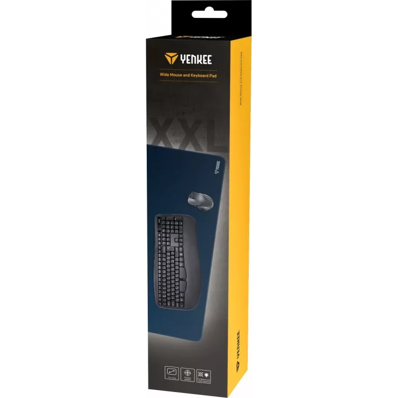 Tapete para rato e teclado YENKEE YPM 9040BE Office XXL