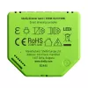Dimmer de encastrar Shelly Dimmer Gen3 — LED máx. 150W, halogéneo máx. 200W, 220–240V, sem fios, preto/lime