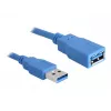 Cabo USB DeLOCK USB 3.0-A macho/fêmea - 2m
