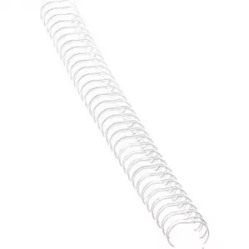 Fellowes - arame de encadernação - 14 mm - 297 mm - 34 anéis - A4 (210 x 297 mm) - 130 folhas - branco - 100 unid. - para Fellowes WB 500 (53274)