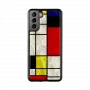 Capa de proteção iKins para Samsung Galaxy S21+ — Modrian preto