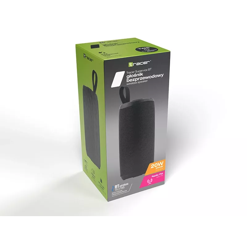 Altifalante Bluetooth portátil TRACER Supervox Preto TRAGLO47686 — áudio sem fios, design compacto