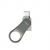 Pen drive Silicon Power Mobile C80 64 GB USB Type-A / USB Type-C 3.0 (3.1 Gen 1) titânio