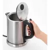 ProfiCook PC-WKS 1106 1l 2200W preto – chaleira elétrica em aço inoxidável (501106)