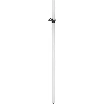 Suporte para altifalantes Omnitronic BPS-3 — alumínio, acabamento branco